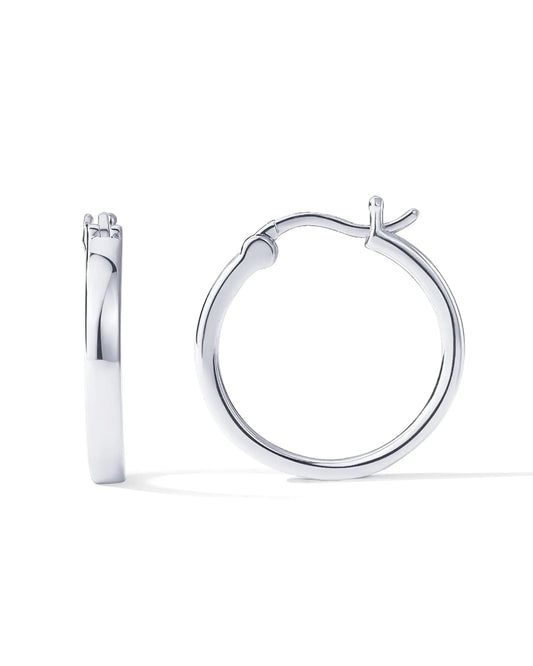 PAVOI 14K Gold Plated 925 Sterling Silver Post Lightweight Hoops